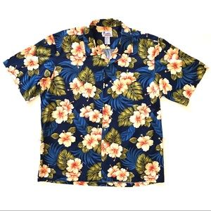 Men’s Authentic Hawaiian Button Up Shirt Size XL